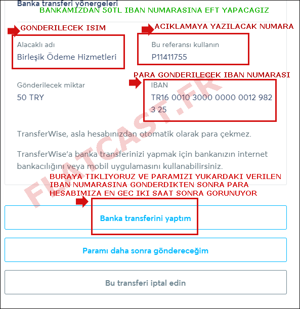 Transferwise yurtdisi para transferi 3