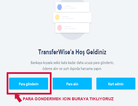 Transferwise para gonderme islemi 1