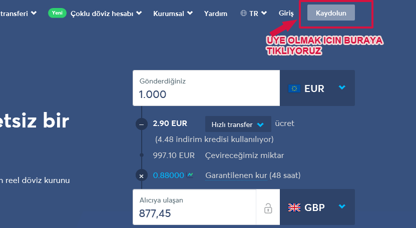 Transferwise uye olma 1