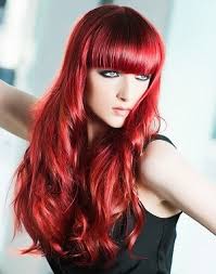Rouge-couleurs-de-cheveux-et-la-coiffure