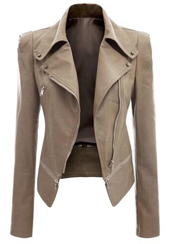 Vest-mode-col-rabattu-a-glissiere-a-manches-longues-en-cuir
