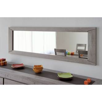 Miroir-mural-rectangulaire-en-bois