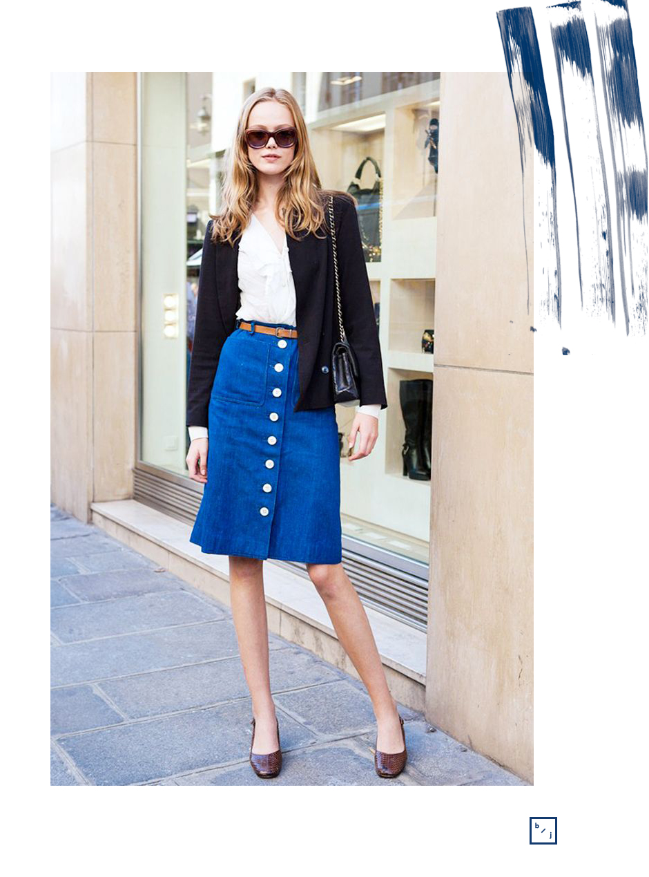 La-jupe-en-denim