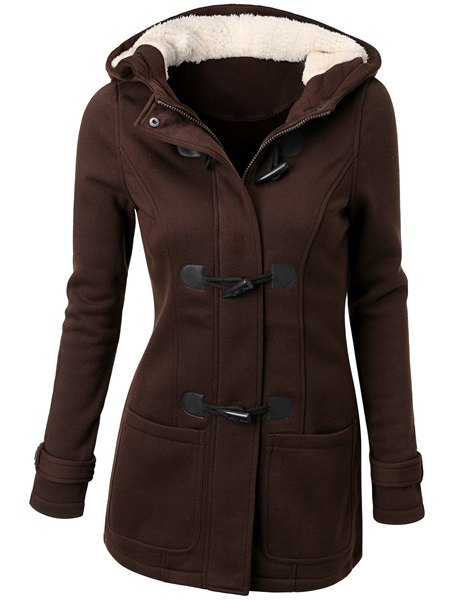 Casual-solide-manteau-a-capuchon