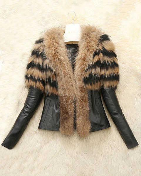 Vest-mode-col-rabattu-a-glissiere-a-manches-longues-en-cuir
