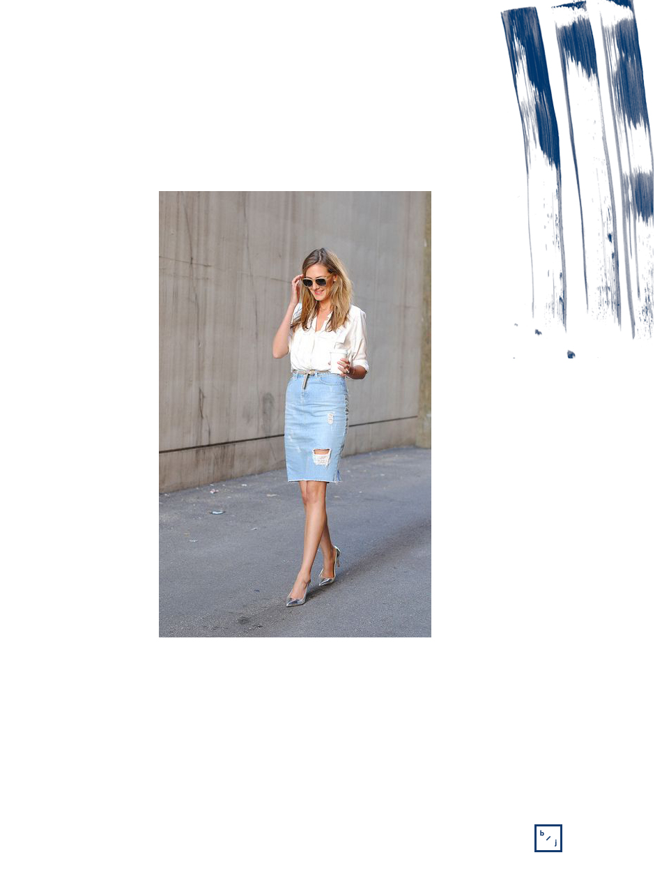 La-jupe-en-denim