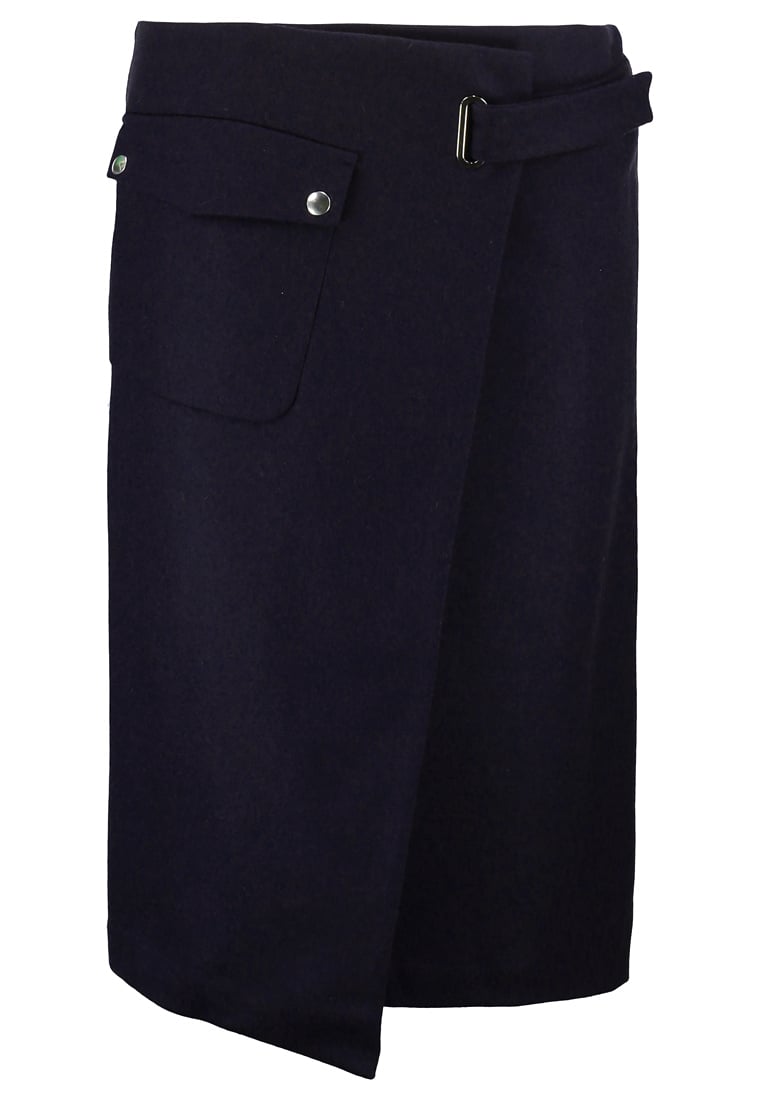 Jupe-portefeuille-navy