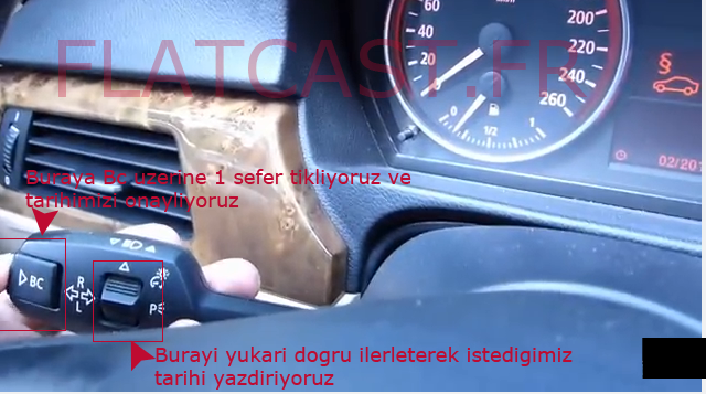 Bmw arac muayene tarihini degistirme