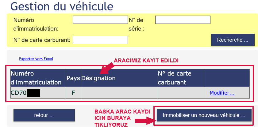 Tolltickets sitesinde arac kaydi yapma 4 